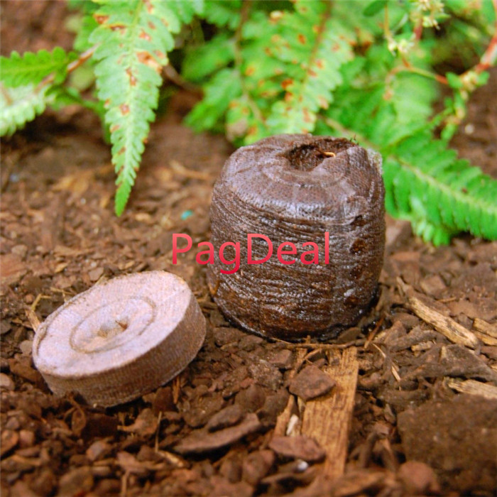 20pcs Nursery Soil Blocks Jiffy Peat Pellets Garden Seedling Transplanting Planting Matrix Block See