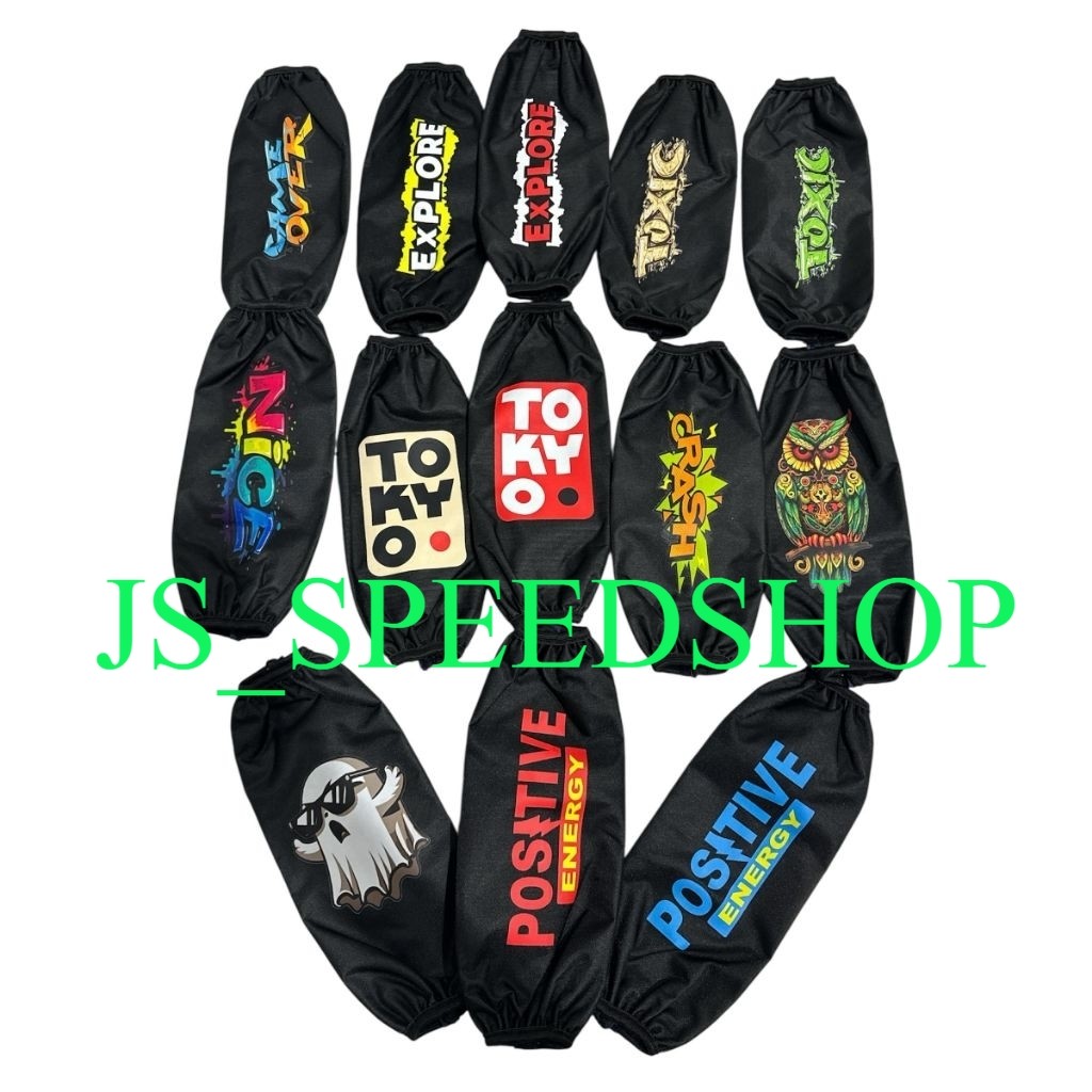 sarung shok cover shok pelindung shok belakang matik mio beat scoopy vario aerox nmax dll