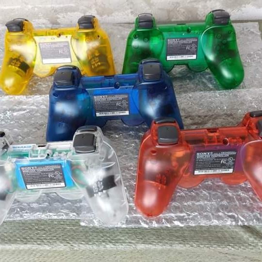 joystick stick stik PS3 OP original pabrik transparan - Putih