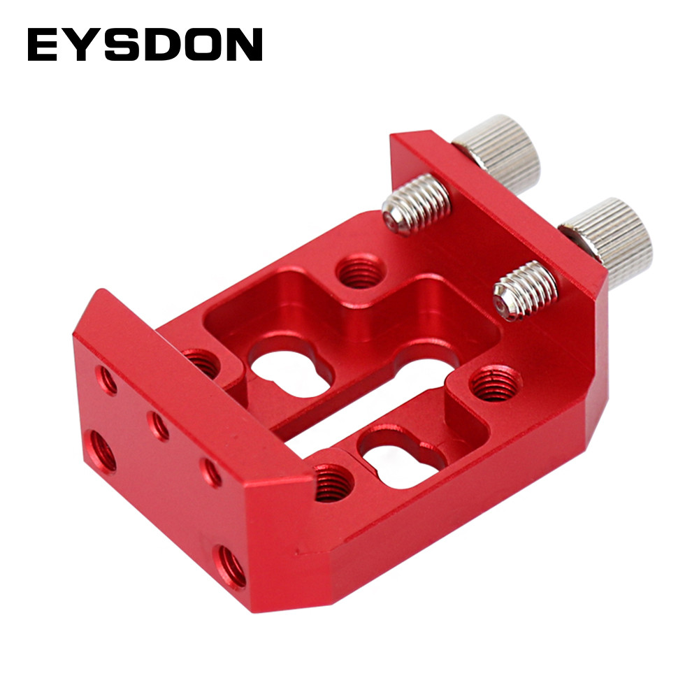 EYSDON Dovetail Mounting Base / Finder Shoe /Dovetail Clamp / Dovetail Saddle / Groove- Metal Red #9