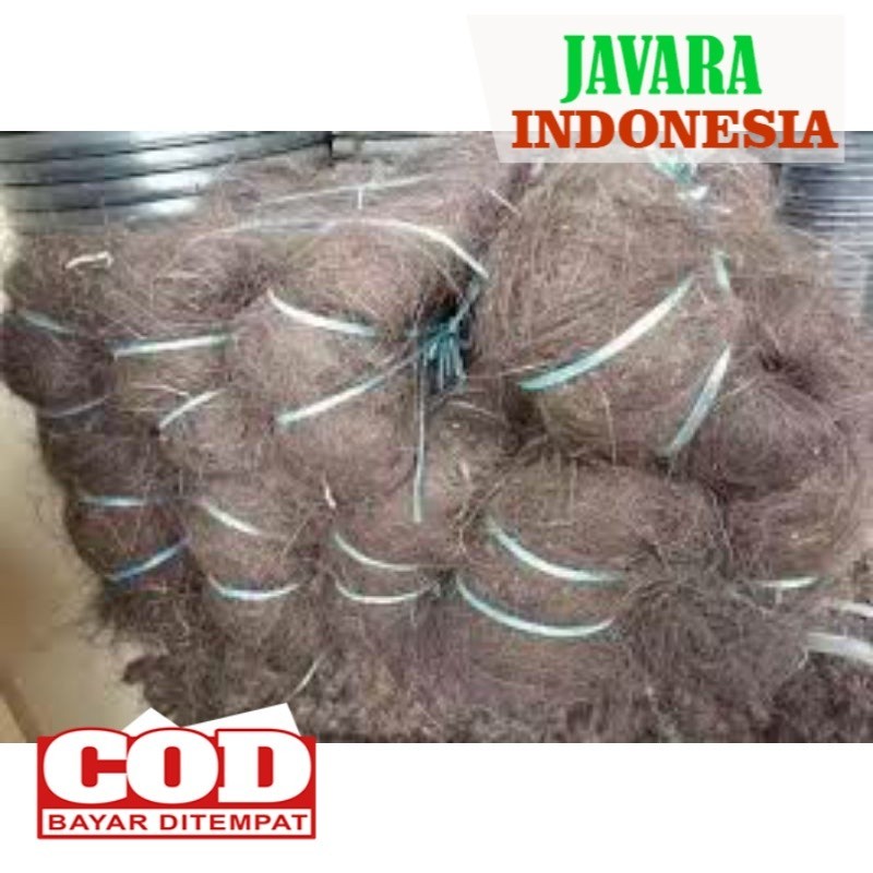 Ijuk Aren Untuk Kakaban Injuk Aren Lidi Aren Media Resapan Air Filter Aquarium Filter Ikan Koi