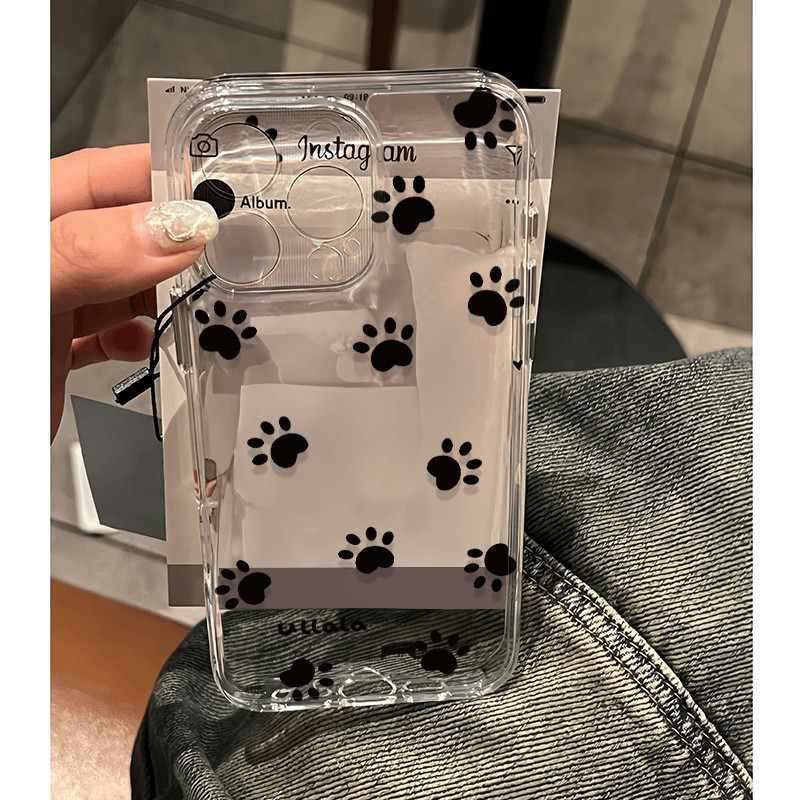 Softcase Jejak lucu anak anjing Gucci Infinix ola yang jelas Transparan Anti slip asli INFINIX Note 