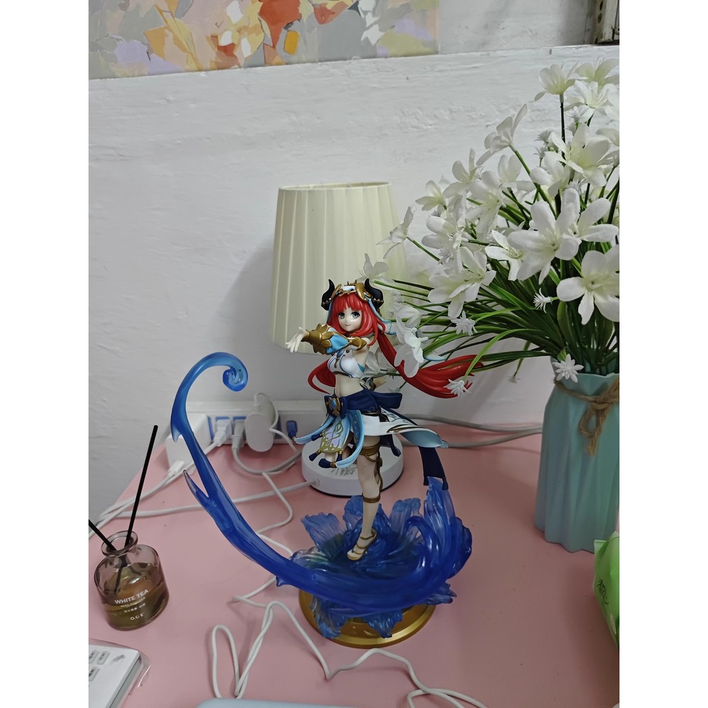 27cm Genshin Impact Pvc Anime Figure Nilou Model Doll Figurine Action Figure Model Desktop Decoratio