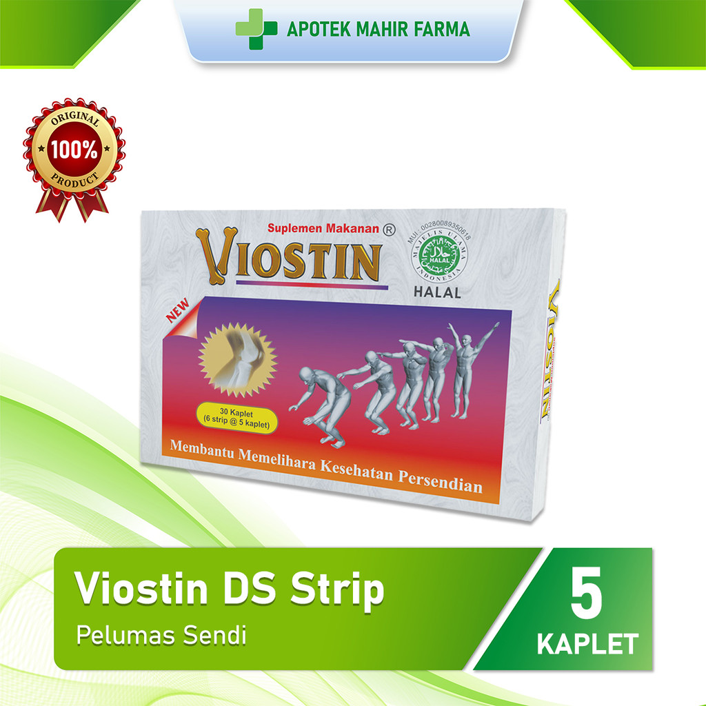 Viostin DS Strip 5 Kaplet - Pelumas Sendi