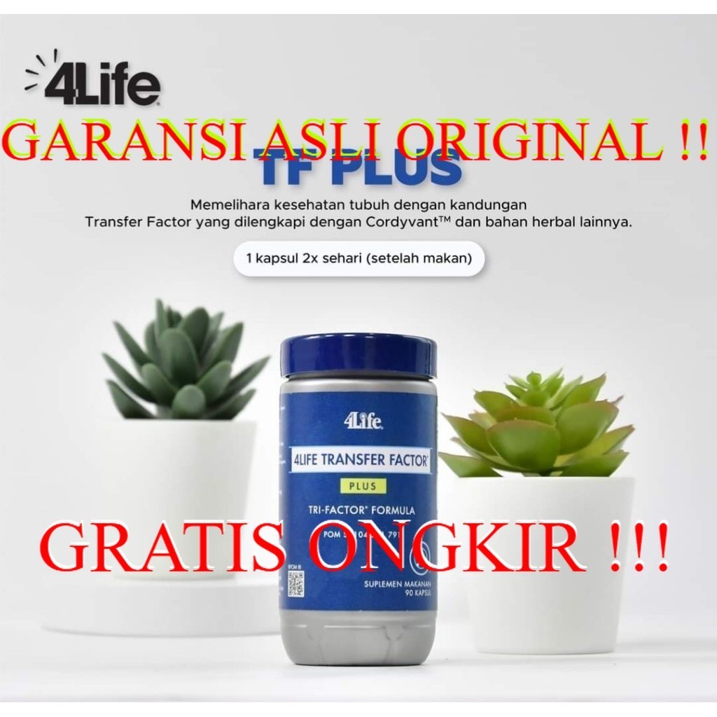 TF Tranfer Factor ORIGINAL TF PLUS Suplemen Imun Manusia bisa untuk Vitamin Anabul Kucing Anjing Hew