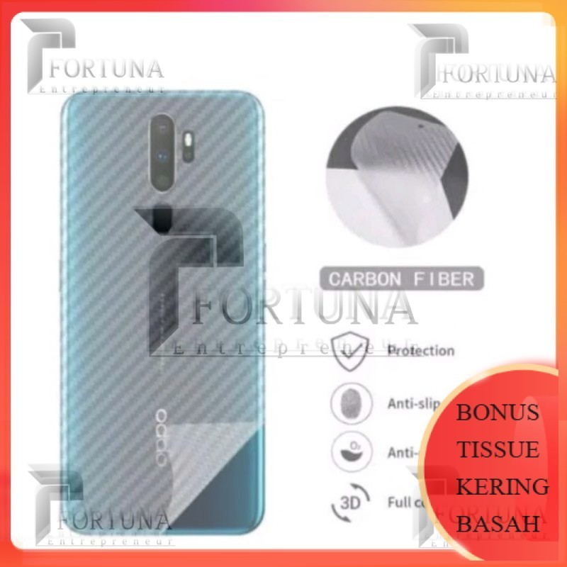 GROSIR COD Anti Jamur skin carbun hp OPPO A5 2020 / OPPO A9 2020 garskin anti jamur pelindung belaka