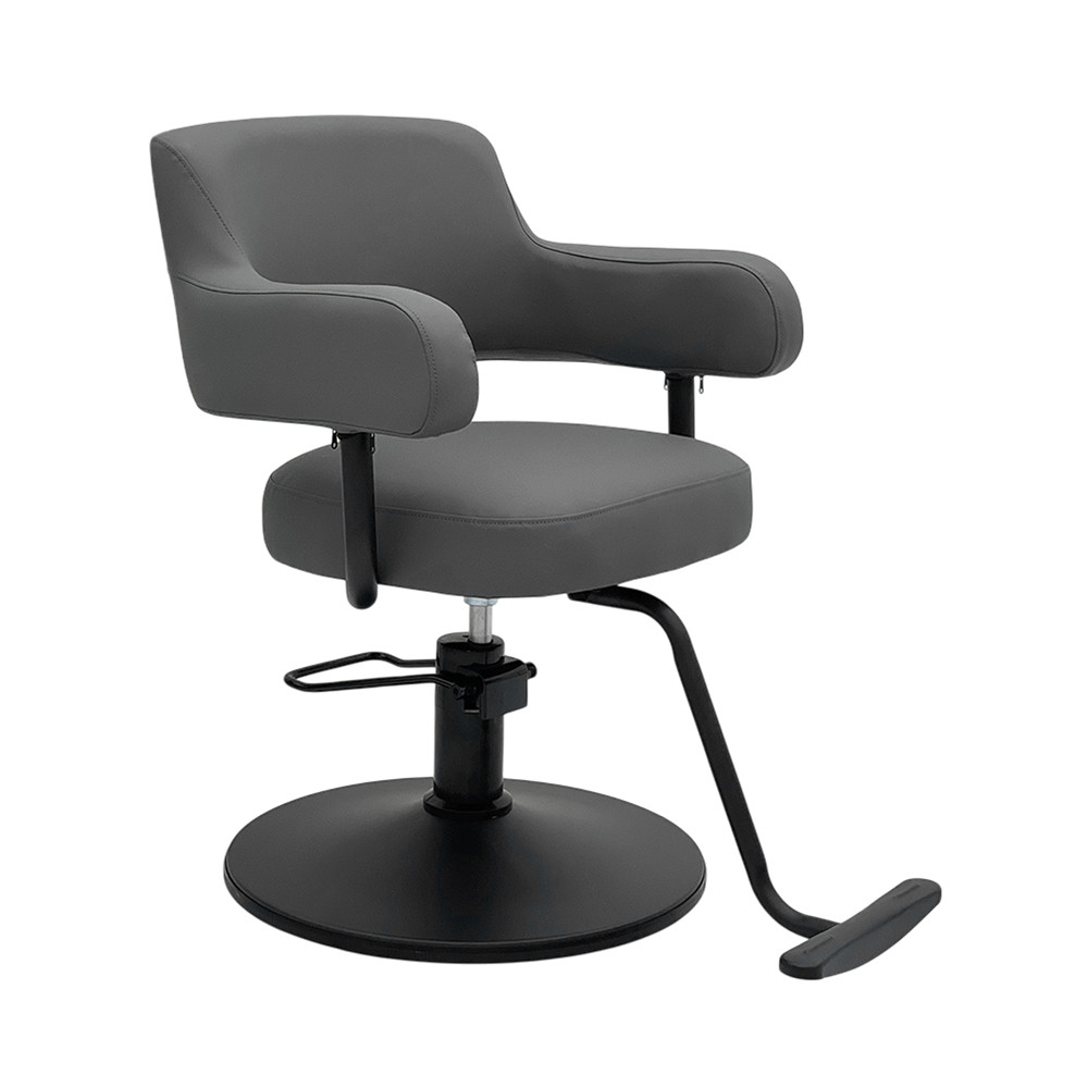 Informa Zenova Kursi Salon - Abu-Abu Saloon Chair Kursi Perawatan Potong Cukur Rambut Tempat Duduk S