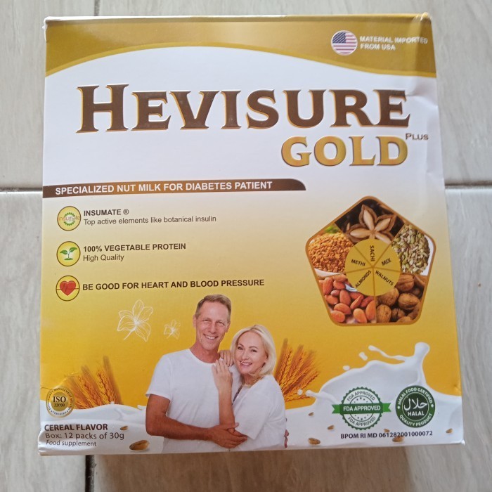 HEVISURE GOLD SOLUSI SEHAT UNTUK PENDERITA DIABETES SUSU HEVISURE GOLD 100% ORIGINAL