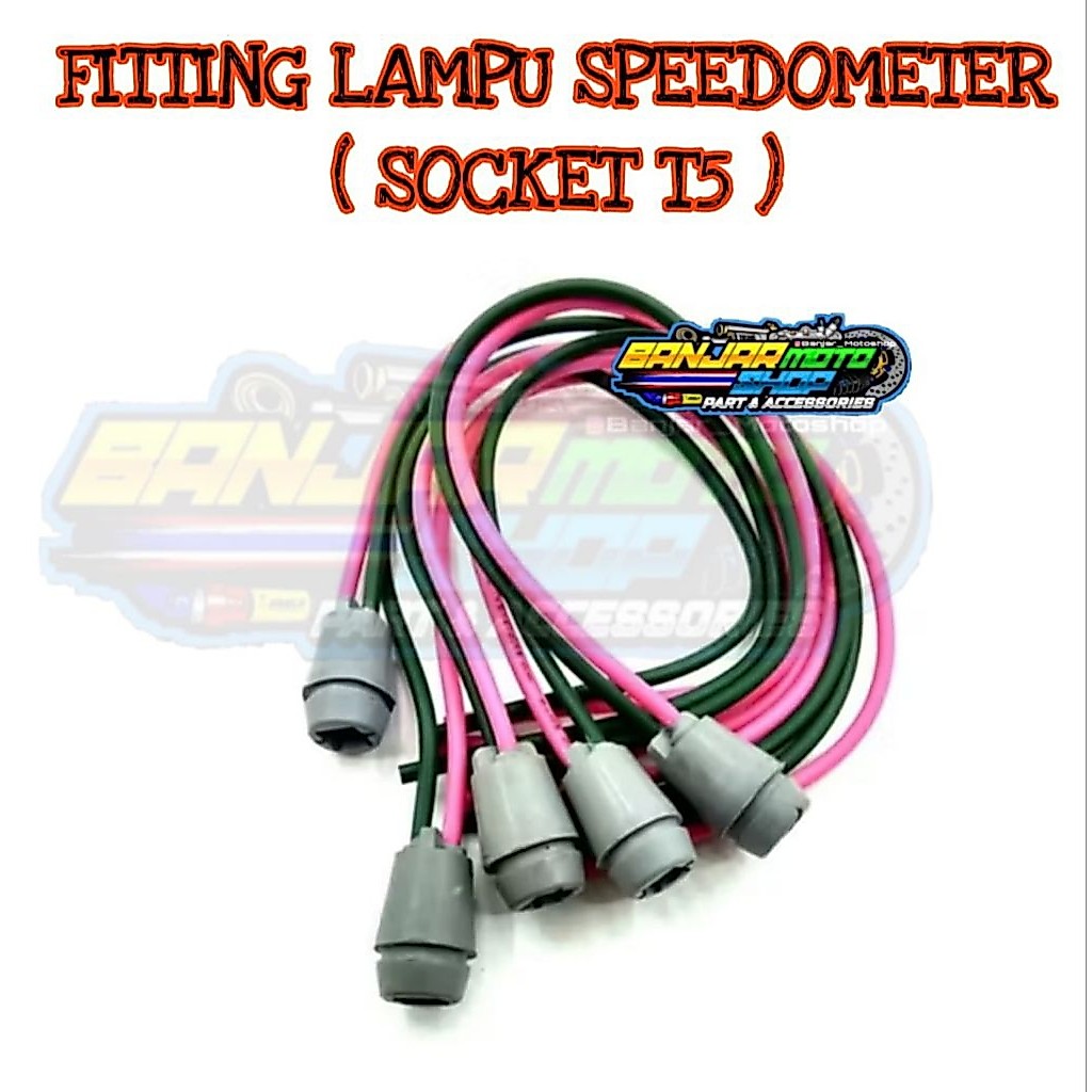 FITING LAMPU SPEDOMETER T5 / FITTING LAMPU SOCKET SPEDO T5 MOTOR DAN MOBIL