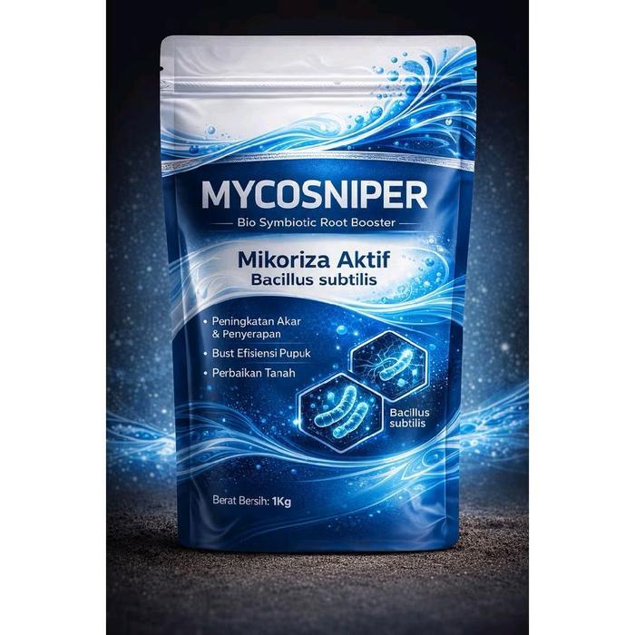MYCOSNIPER Mikoriza Premium + Bacillus subtilis 1 Kg | Pelebat Akar, Perlindungan Tanaman & Perakara