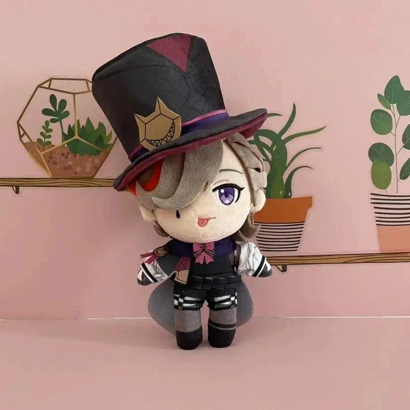 Genshin Impact Lyney  Plush Doll Game Lyney Cosplay Soft Plush Dolls Cartoon 20cm Toys Birthday Gift