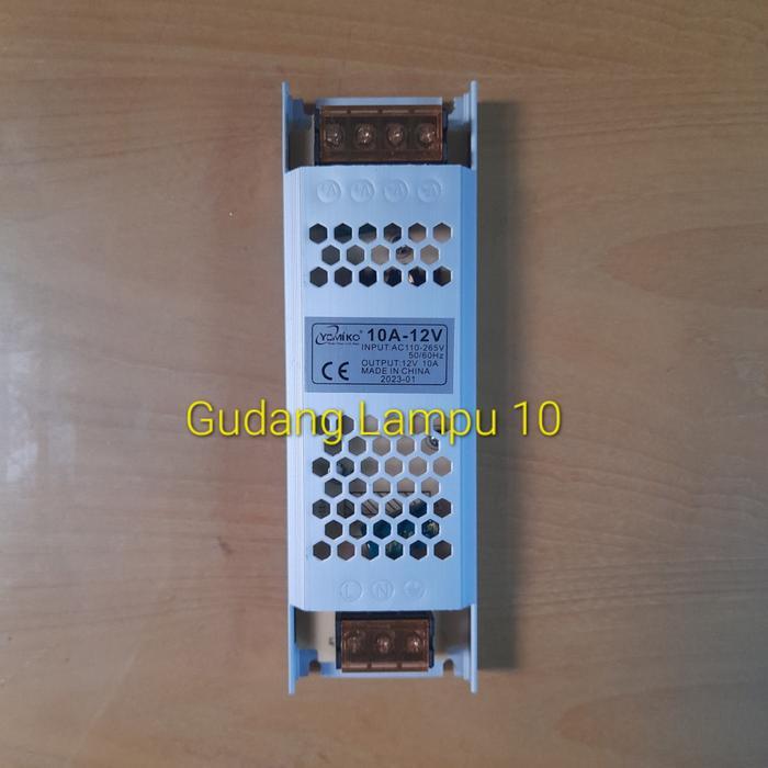 Adaptor Slim 10 Ampere 12 Volt     Berkualitas