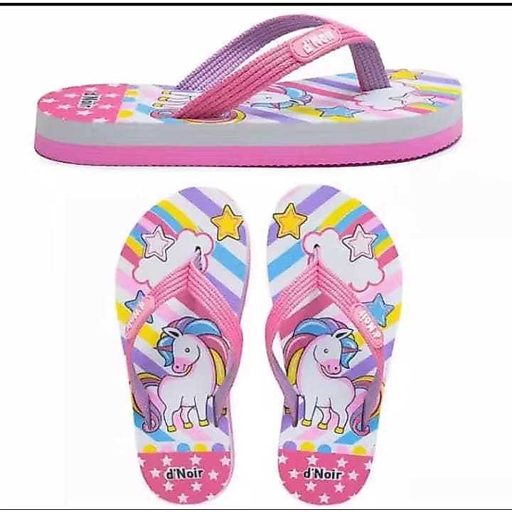 Sandal Jepit Anak Perempuan Motif Kuda Poni - Nyaman, Anti Licin, Ringan