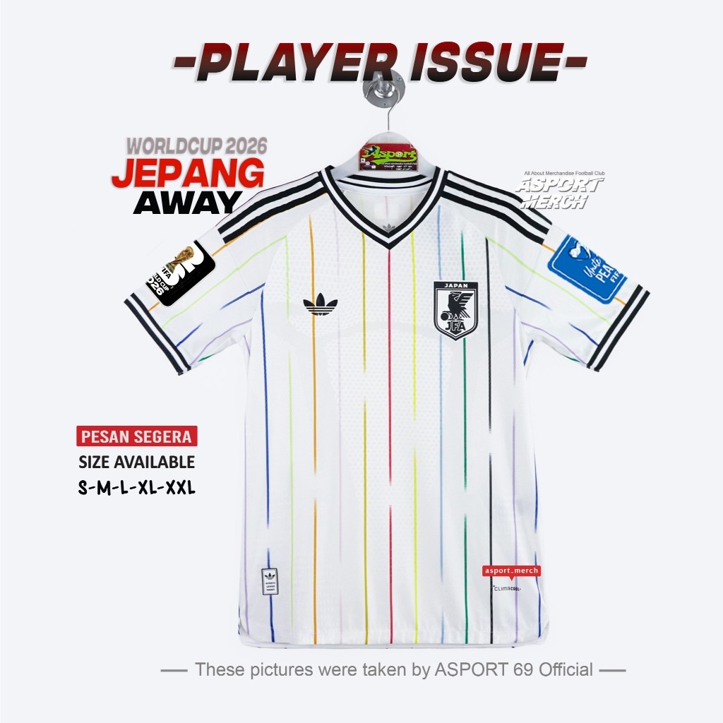 JERSEY PLAYER ISSUE JEPANG AWAY 2026 WORLD CUP PI JAPAN AWAY 26 PILDUN