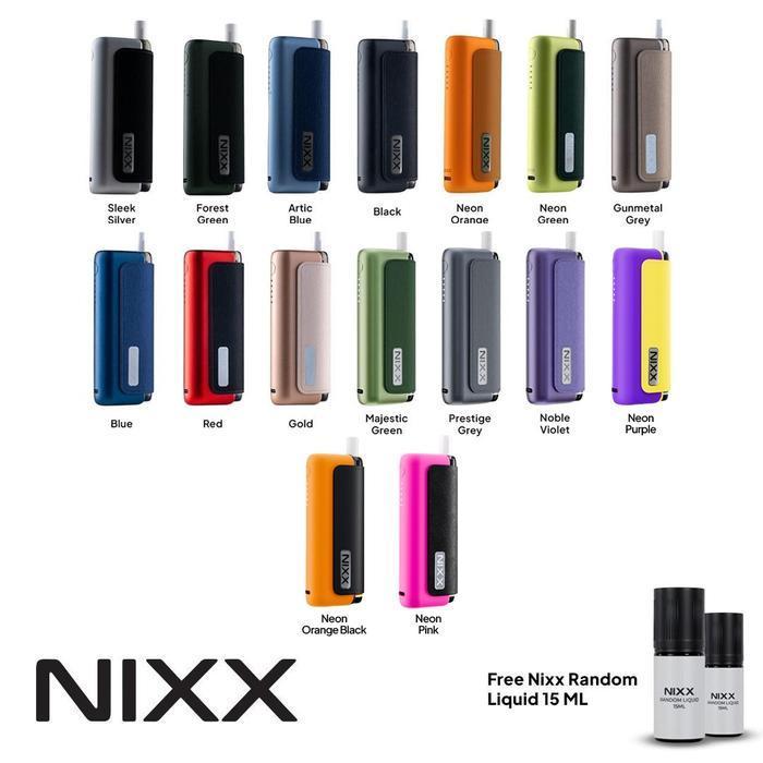 BUNDLING - Nixx Filter Plus Pod + Liquid Nixx 15ML by JVS Pods Kit Device
