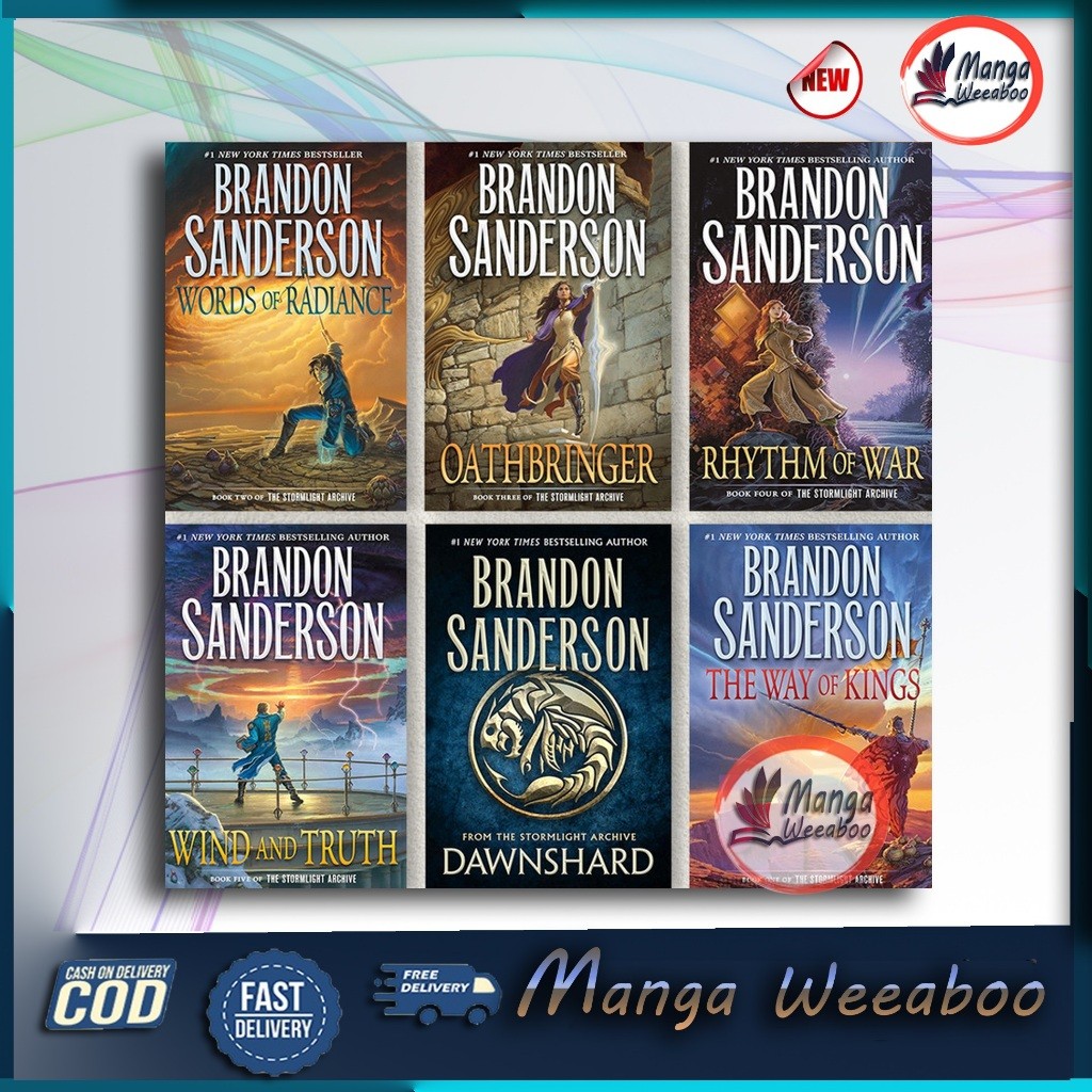 The Stormlight Archive (7 Book Series) by Brandon Sanderson (English Version)