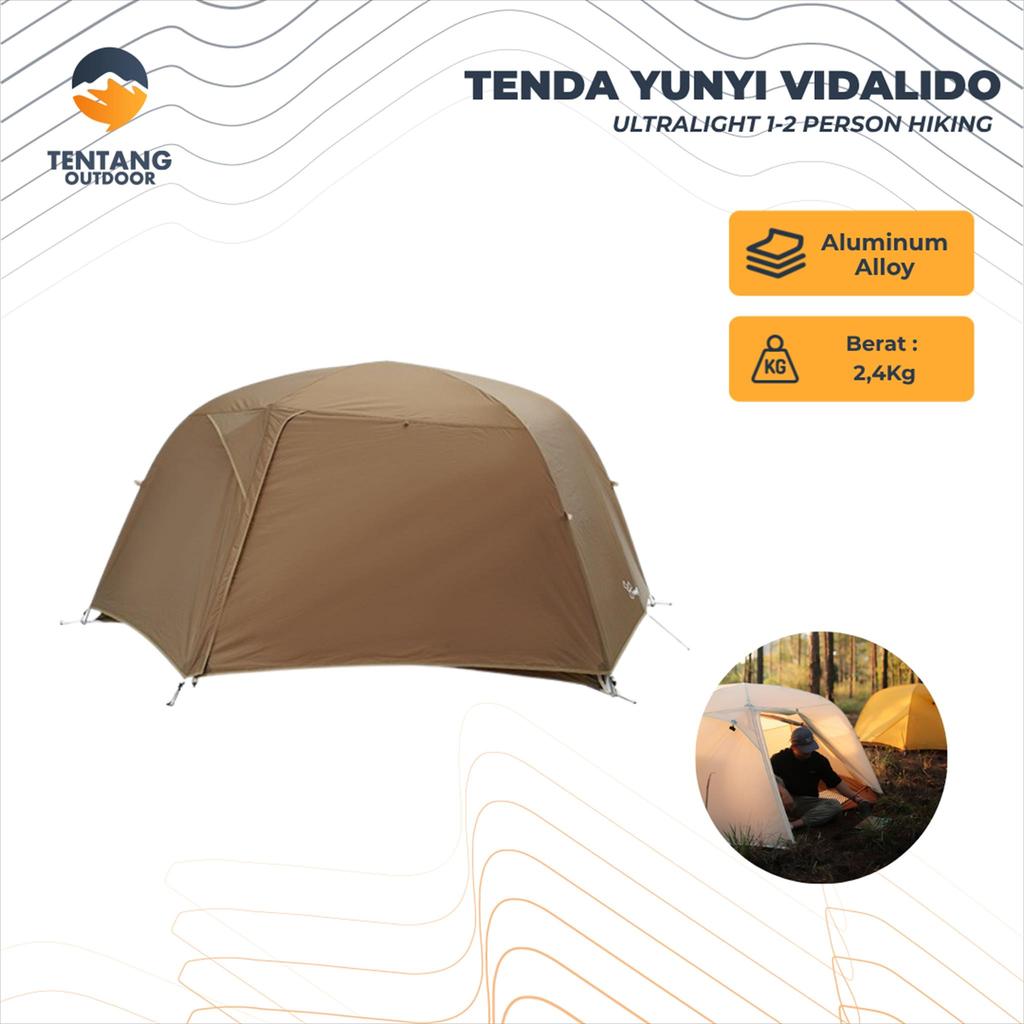 Tenda Yunyi VIDALIDO 1-2P Aluminium Alloy Tenda Hiking Camping