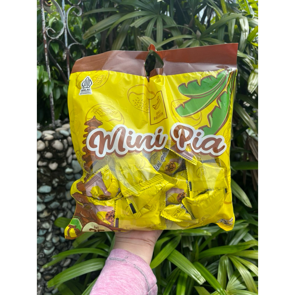 MINI PIA BALI BANANA ISI 25 pcs Pia Bali Jajanan Khas Bali Oleh oleh bali Jastip Bali