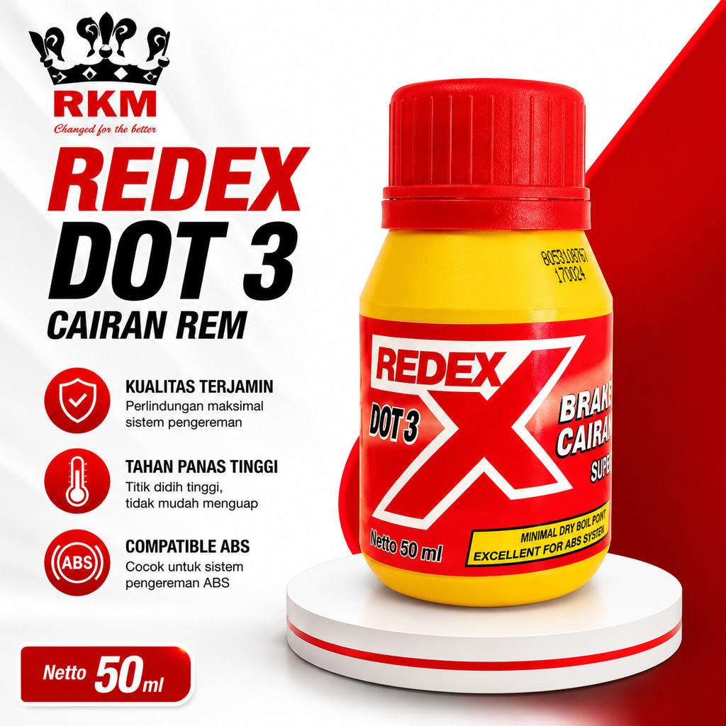OLI REM MOTOR MOBIL REDEX BRAKE FLUID CAIRAN REM