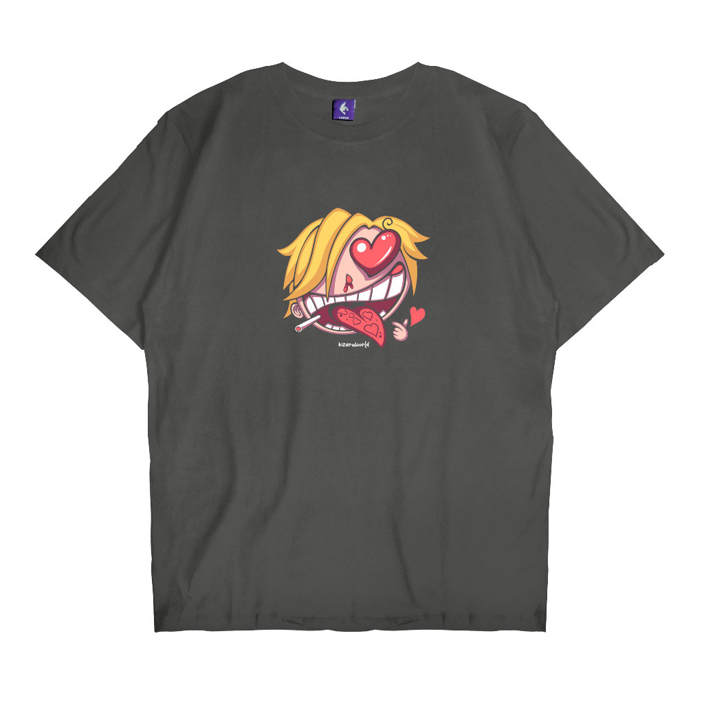 MRSQUEEN  Kaos Anime One Piece SANJI POP ART