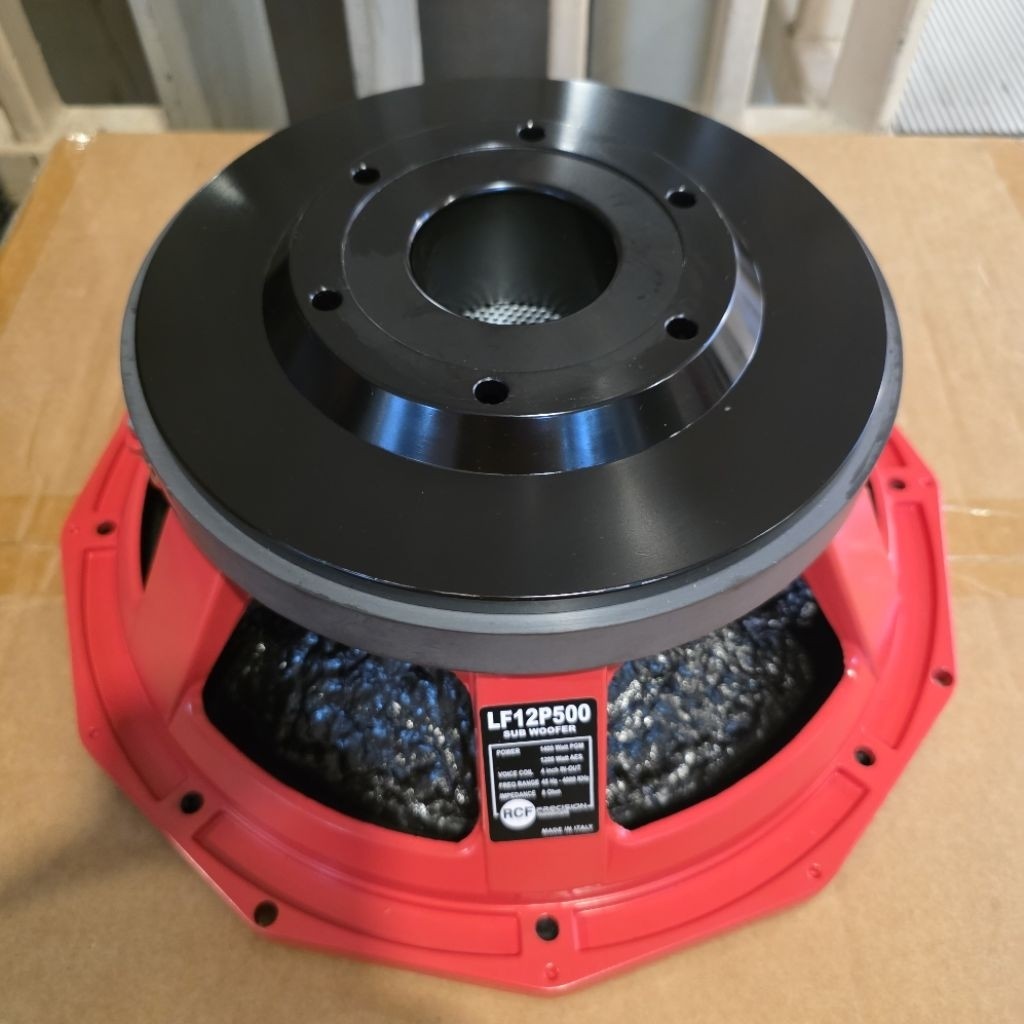 RCF LF12P500 KOMPONEN SPEAKER 12 INCH LF 12P500 MERAH