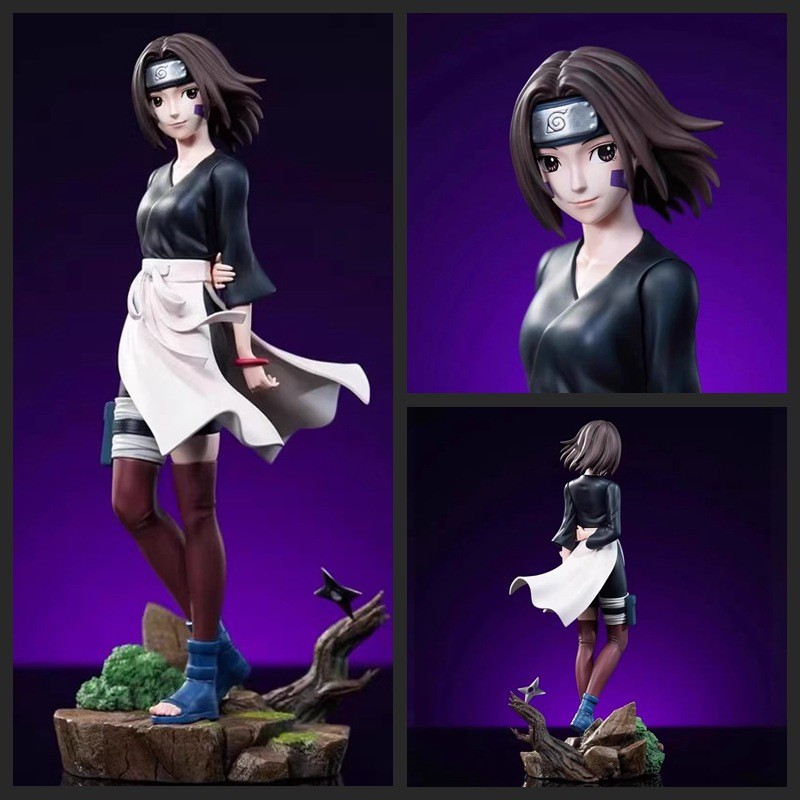 Patung Naruto GK - Penggemar dewasa 24cm - Koleksi Anime PVC - Figur Rin Nohara Desa Daun