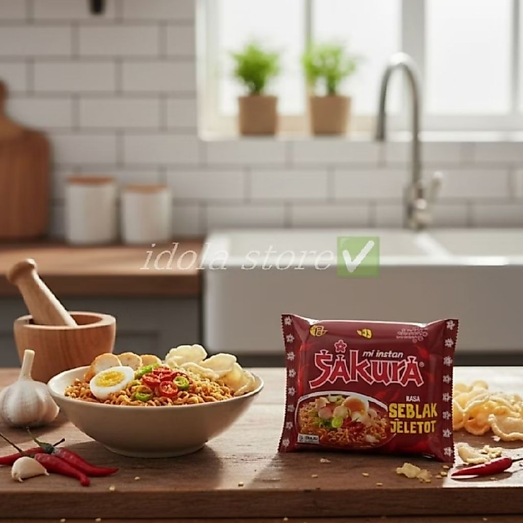 Mie Sakura Kuah Seblak Jeletot 60gr