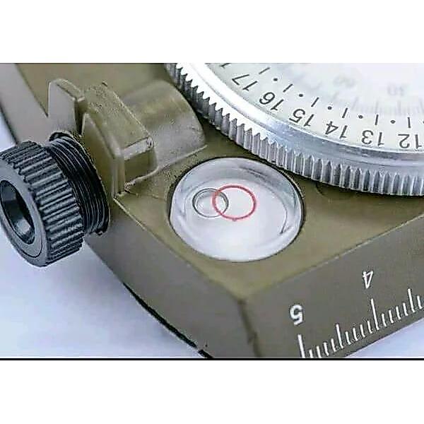 Premium Compas Kompas Bidik Lensatic Bahan Logam Original