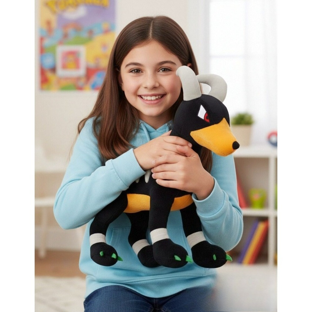 Houndoom Pokemon Stuffed Plush Doll Soft Animal Hot Toys Rayquaza arizard Greninja Darkrai Rillaboom