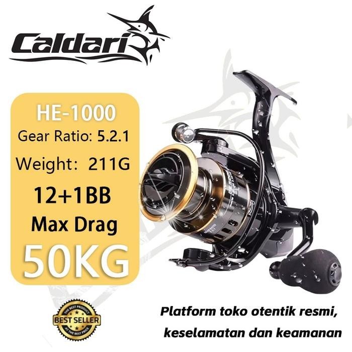 Caldari Reel Pancing Casting Spinning Power Handle Gulungan Pancingan Smaro Reel Fishing Reel Alat M