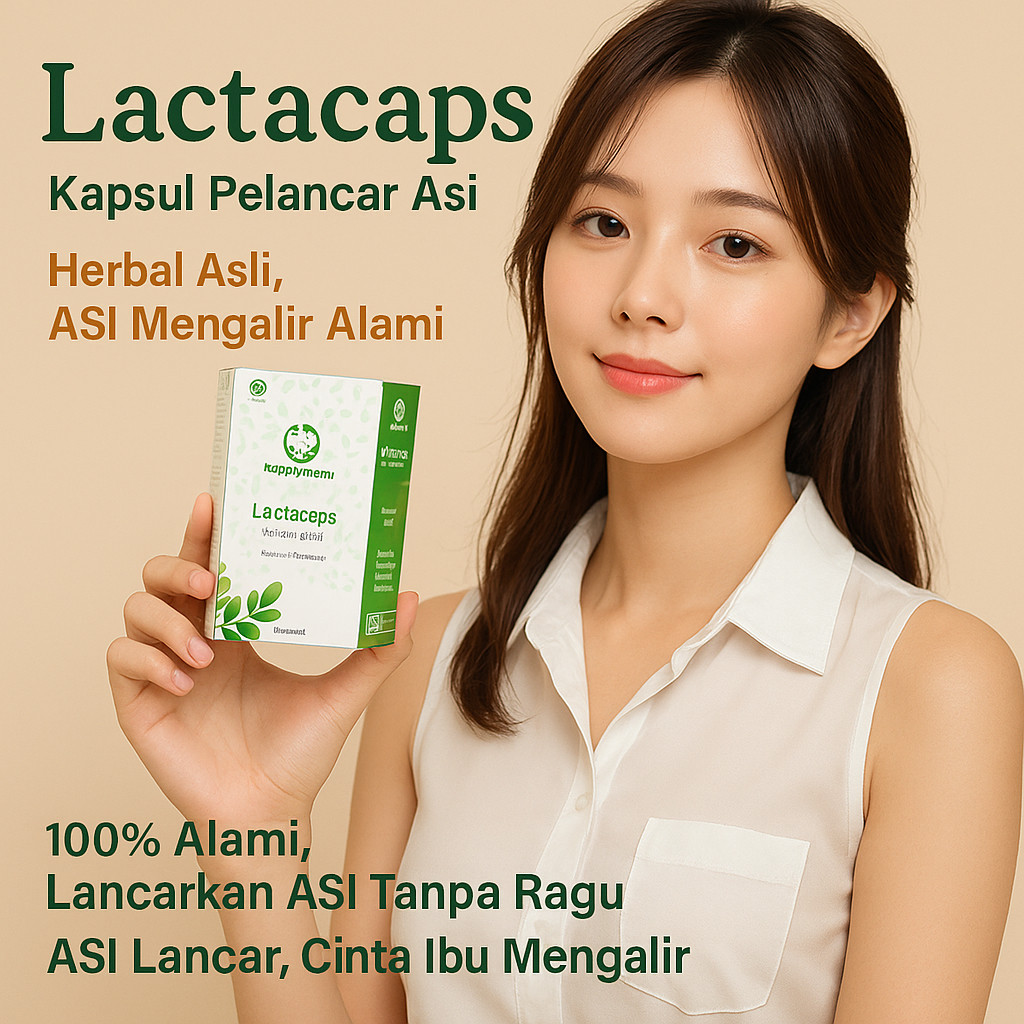 Katuk Kapsul Original Lactacaps / ASI BOOSTER / PELANCAR ASI / Daun Katuk / Kapsul Katuk Al-Barru