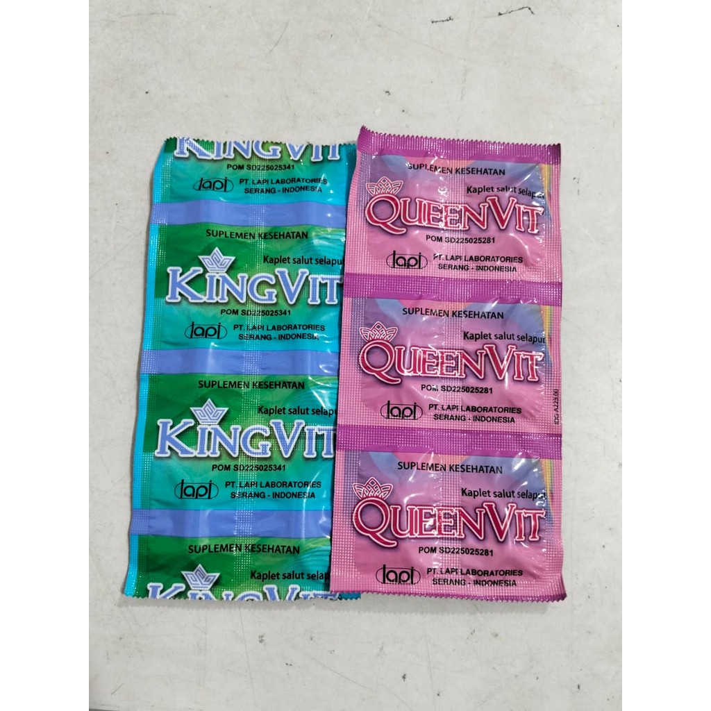 Paket Bundling Kingvit Dan Queenvit - Per box dan Strip - Progam hamil