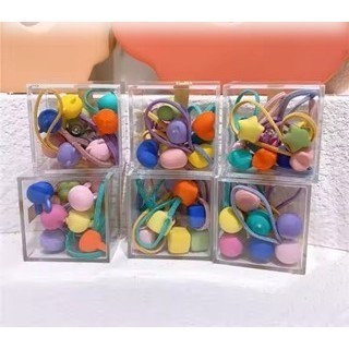 BF  - IKAT RAMBUT ELASTIS H471 IKAT KARET RAMBUT WANITA ACRYLIC LUCU KOREAN FASHION AKSESORIS IMPORT