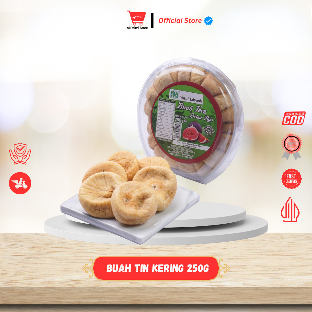 

Buah Tin Kering | Dried Fig Unsweetened | Buah Teen | Turkey 500g Food Snacks dry