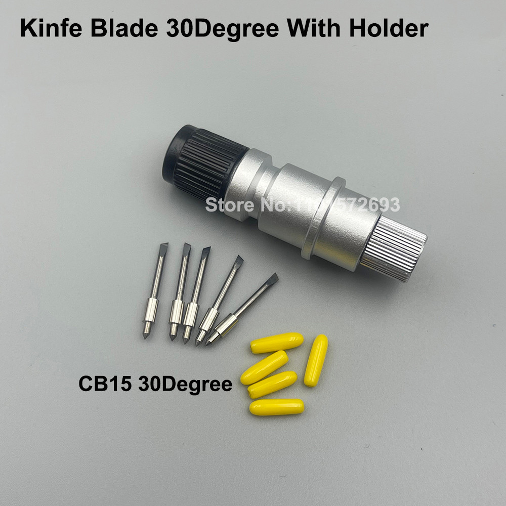 

11PC Cutting Plotter for Graphtec Blade Holder CB15 CB15U CE5000 CE6000 FC8000 FC8600 Cutter Cemented Carbide Blade Device