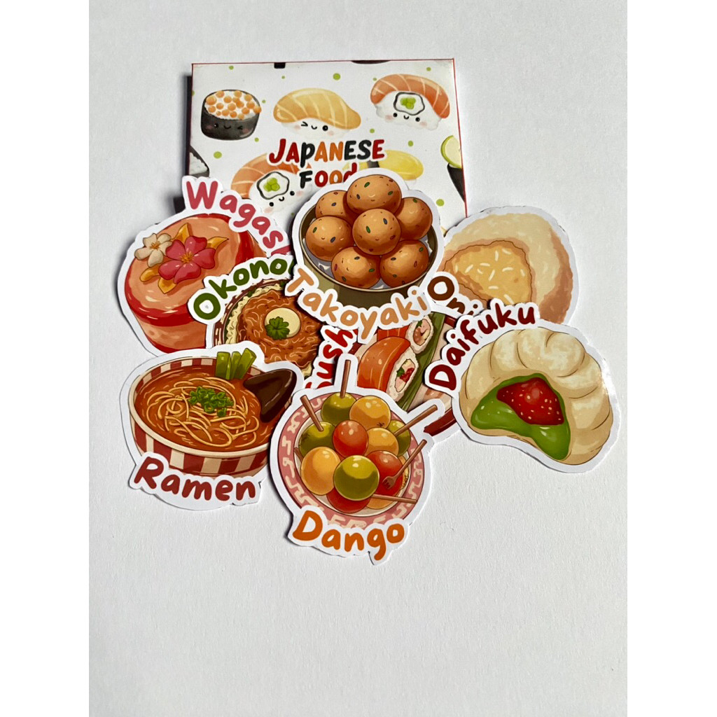 Sticker Lucu Sticker Makanan Stiker Jurnal Stiker Dekorasi Laptop Hp Sticker Helm