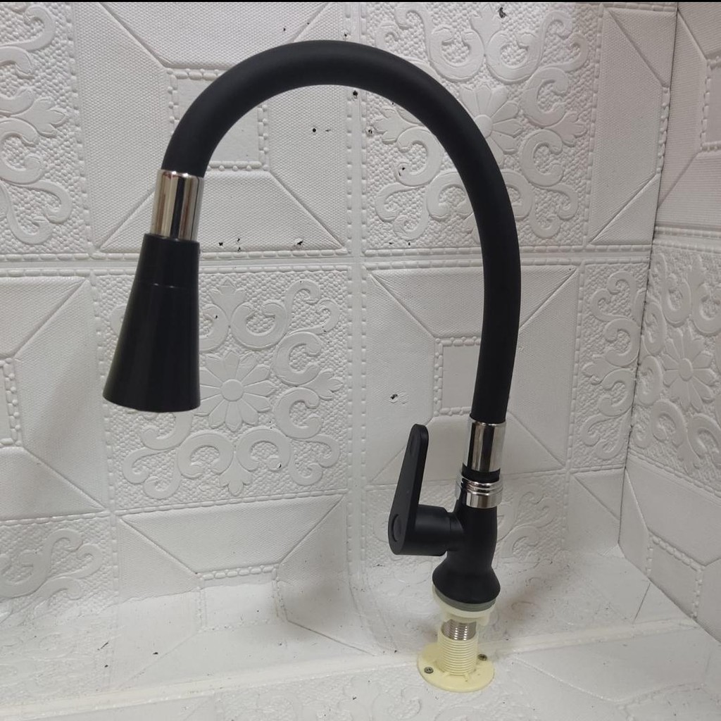 kran angsa terompet meja hitam mavis