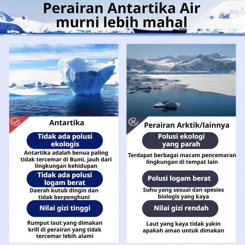 

Minyak krill Antartika versi terbaru minyak ikan, lesitin astaxanthin resmi yang sangat terkonsentrasi