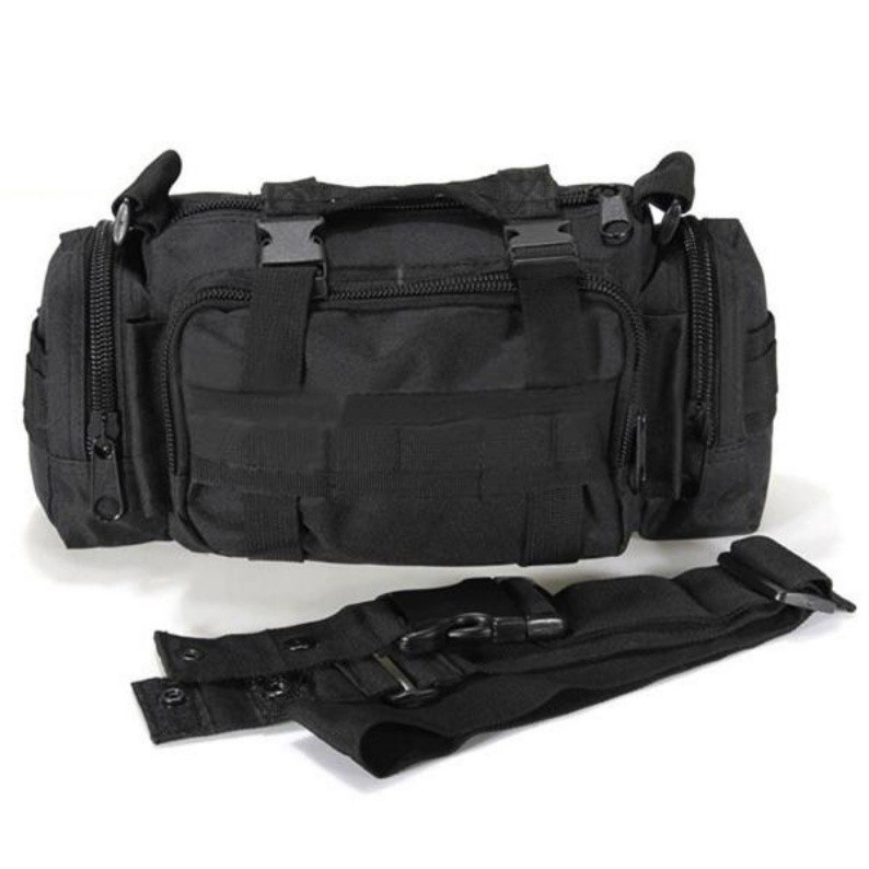 TAS SELEMPANG ARMY TAS SELEMPANG ARMY Tas Pinggang  Hitam / Tas Selempang / Tas Loreng / Tas Samping