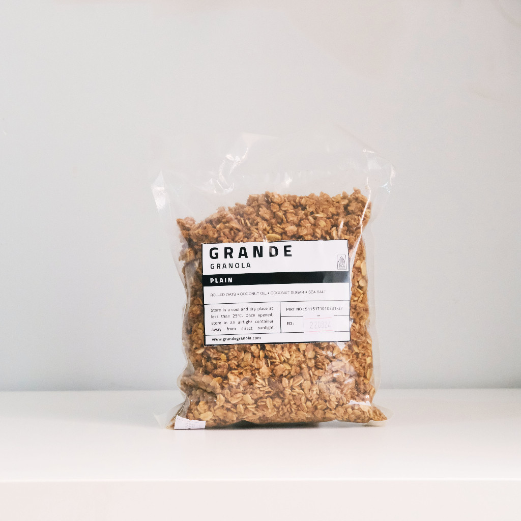 

Grande Granola Plain (Tanpa Topping) 500 GR