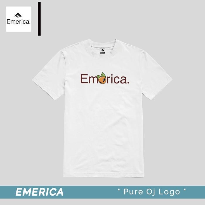 (COD) EMERICA Emerica T shirt Kaos Skateboards Skate Branded Original - S