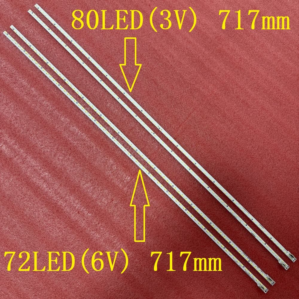 2pcs/set LED Backlight strip For Panasonic TX-65EX700B TX-65EX750B Sharp LCD-6553A V650DJ4-KS5 6202B