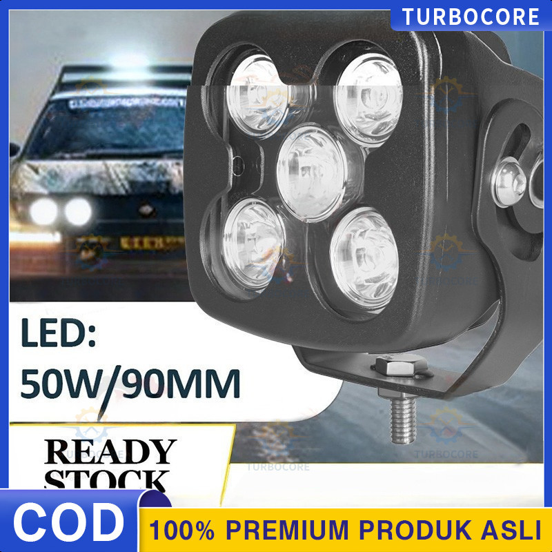 50 Watt 100% ORI Lampu volvo alat berat Sorot Heavy Duty Offroad Tembak dotrek mobil volt truk Balak