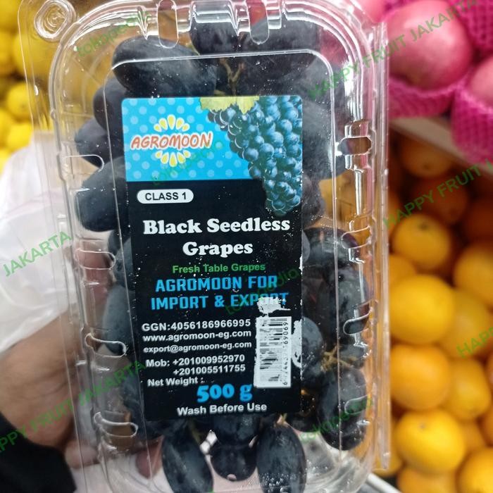 

Anggur black magic Seedlees sweet 500 gram