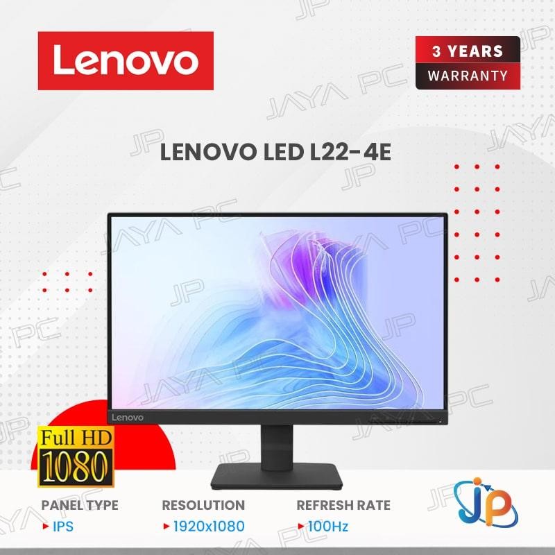 Monitor Lenovo LED IPS L22-4e - Full HD 22" Inch
