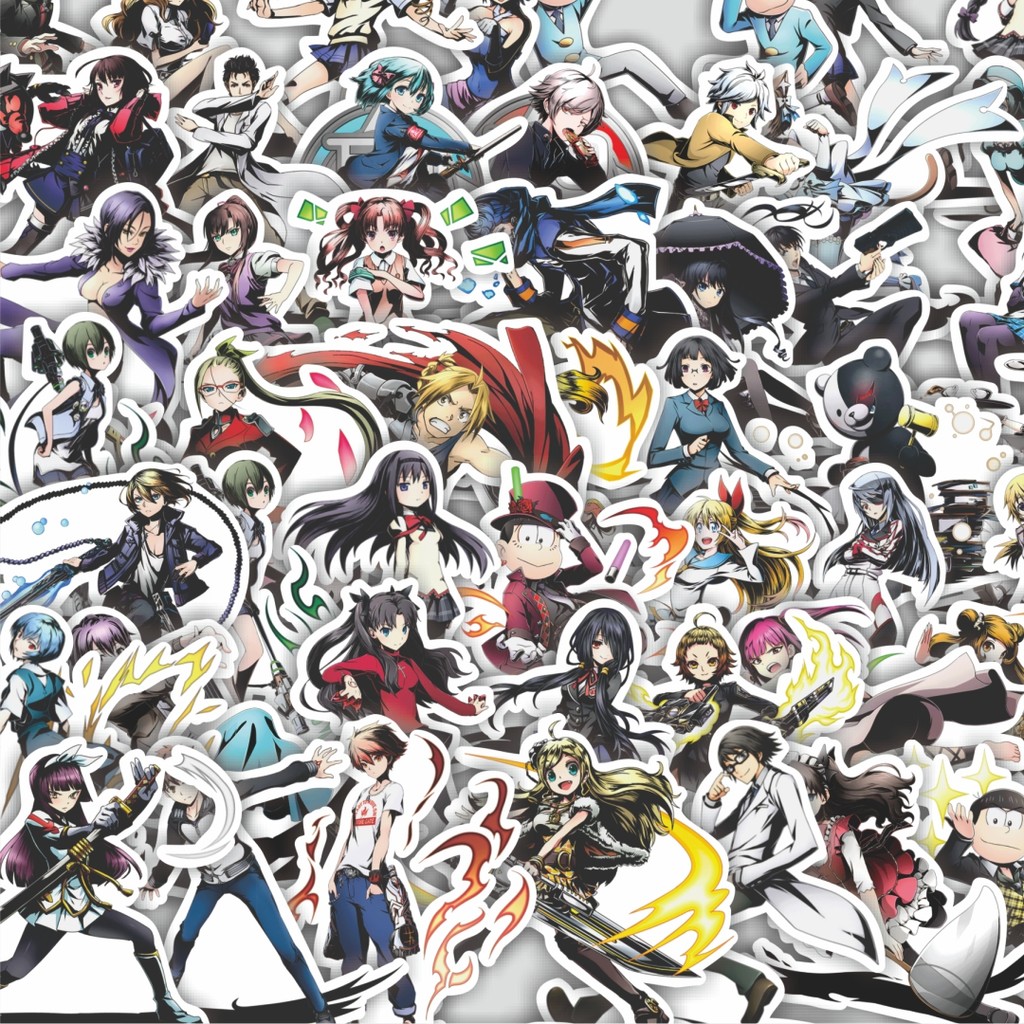 

Stiker Cutting Pack Stiker Anime Divine Gate Series Isi 100Pcs Series Aesthetic Lucu Keren Untuk Koper Bahan Vynil