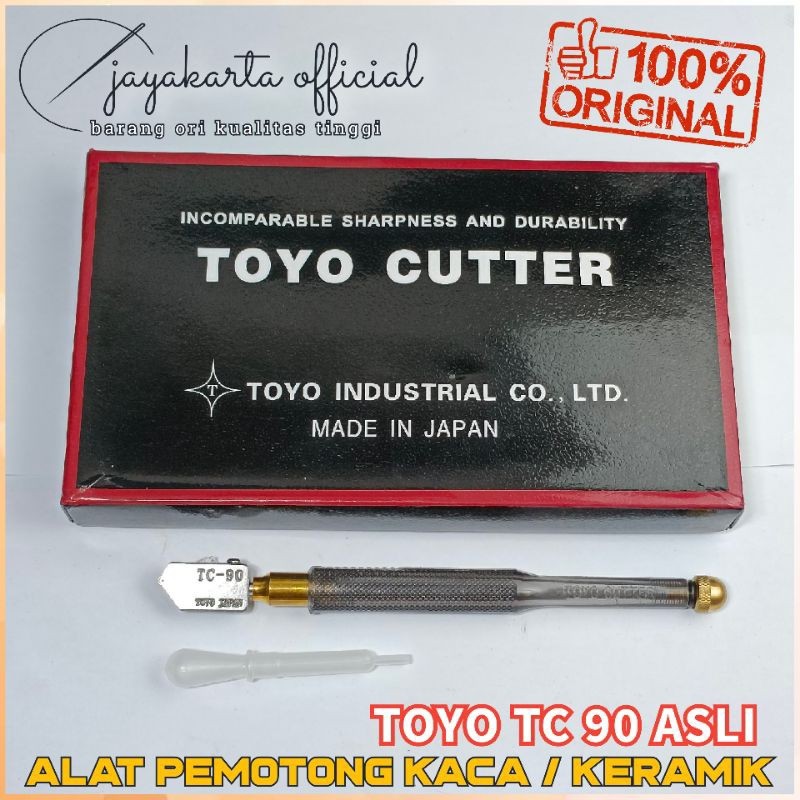 alat pemotong kaca toyo TC 90 alat potong kaca asli pisau potong kaca alat potong keramik alat poton