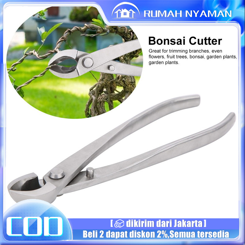 Gunting Dahan Pemotong Catok Bonsai Cembung 21cm Cabang Pohon Berkebun Tanaman Hias