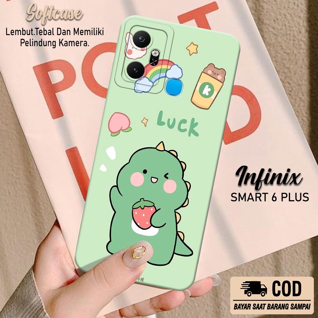 Case Hp Infinix Smart 6 Plus - Softcase Infinix Smart 6 Plus Terbaru - Casing Infinix Smart 6 Plus -