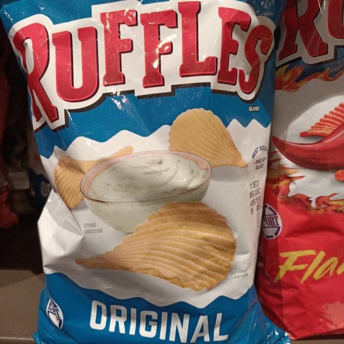 

RUFFLES ORIGINAL POTATO CHIPS SNACK 184GR